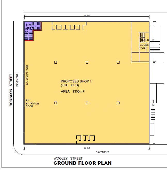 Floorplan Ground floor